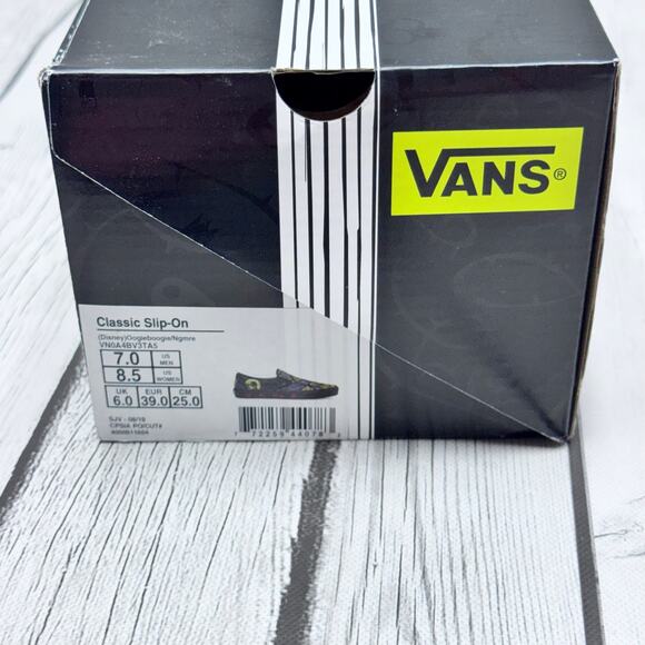 NIB Vans Classic SlipOn
The Nightmare Before Christmas Oogie Boogie Size 7M 8.5W - Picture 3 of 11